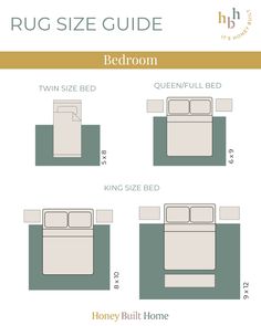 the size guide for a bed