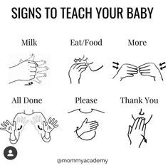 the signs to teach your baby