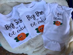 Lil Cutie T-shirt. Just tell me the size you need for your cutie(s). All custom created. Order one or all three if you need them - $20 per T-shirt. Indicate in notes which one you need and the size. Don't forget to take a peek at the coordinating cake toppers Shower Photos, Baby Shower Shirts, Orange Baby Shower, Just Tell Me, Shower Cookies, Shower Inspiration, Orange Baby, Baby Shower Inspiration, Baby Shower Photos