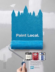 a person is painting the wall with blue paint and some other things to do on it