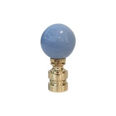 Sky Finial Lamp Finials, Lamp Finial, Polished Brass, Finials, Apartment Decor, Sky Blue, Blue Sky, Apartment, Brass