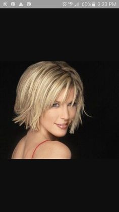 Laura Wright Hair, Bob Haircuts With Bangs, Laura Wright, Bob Haircut With Bangs, Choppy Hair, Bob Hairstyles For Fine Hair, Short Blonde Hair, Bob Haircuts, Haircuts With Bangs