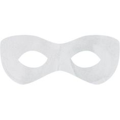 a white mask on a white background