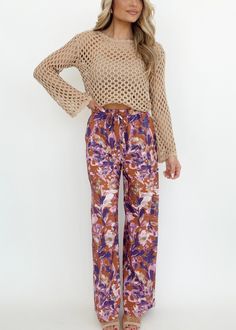 Experience the beauty and vibrance of the tropics with our Ibiza Moonlight Pants. The bold floral print adds a pop of color to your wardrobe, while the high waisted and straight leg design provide a flattering silhouette. Perfect for any occasion, from resort dinners to drinks with friends, these pants offer both comfort and style. Featuring pocket details, stretchy elastic waistband, and an adjustable drawstring, they are as versatile as they are trendy. So whether you're on vacation or simply Drinks With Friends, Draped Midi Dresses, Bold Floral Print, Lightweight Pants, Leg Design, Pocket Detail, Dresses Xs, Ibiza, The Beauty