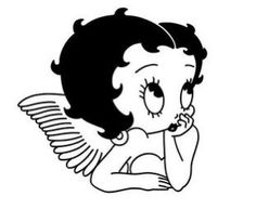 betty boop tattoo Betty Boop Tattoo Outline, Betty Boop Patchwork Tattoo, Betty Boop Tattoo Small Outline, Bettie Boop Tattoo, Simple Betty Boop Tattoo, Betty Boop Tattoo Stencil, Betty Boop Tattoo Vintage, Betty Boop Icon, Betty Boop Profile Picture