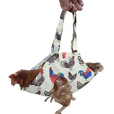 PRICES MAY VARY. CHICKEN CARRY BAG: This is a rooster chicken carrying handle bag for traveling and driving. CONVENIENCE: This bag with handle allow you to lock untreated chickens while carrying or traveling. EASY TO CLEAN: The inside features a waterproof design. KEEP CLOSE: The cock hand bag could keep your chicken close and still get some work done. MEASURE: Height 10” x Width 14” (Approx.) Please check the size before you buy it. Carry Chicken Safety and Comfortable
 Used for holding chicken Chicken Saddle, Chicken Of The Woods, Poultry Feeders, Poultry Supplies, Chicken Crafts, Backyard Poultry, Garden Tool Set, Chicken Diy, Chickens Backyard