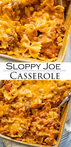 sloppy joe casserole is an easy and delicious side dish