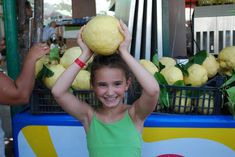 Gabrielle with a large lemon in Sorrento Making Limoncello, Diy Desserts, Graham Cracker Crust, Irish Cream, Basic Recipes, Graham Cracker, Cream Sauce