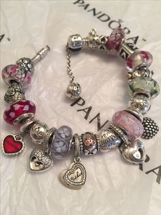 Pandora Bracelet Theme Ideas, Girly Bracelets, Pandora Jewelry Charms, Charms Pandora