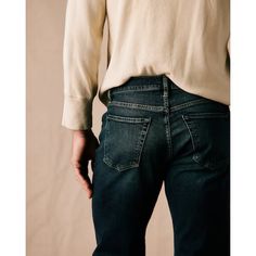 USA-made stretch denim in a relaxed, straight fit American Made, Stretch Denim