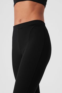 Switch up your go-to silhouette with the High-Waist 7/8 Zip It Flare Legging, made with our sculpting, breathable interlock fabric. It has a skinny waistband and invisible zippers at inside legs, so you can customize your flare. Soft & breathable interlock fabric 7/8 length with adjustable, zippered flare legs Designed & uniquely fit to flatter every size Wear-tested by our in-house team for the perfect fit Color Forecasting, Flare Legging, Black Xs, Shopper Tote, Alo Yoga, Invisible Zipper, Black Leggings, Desi, High Waist