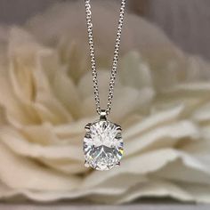 🐕 Big deals! Simple Diamond Solitaire Necklace, Simulated Diamond Dainty Necklace 14k Gold, Oval Shaped Pendant Necklace For Ladies With Chain, #6760 only at $337.00 Hurry. #AprilBirthstone #OvalShaped #DaintyNecklace #SolitaireNecklace #14kGold #PendantNecklace #ForLadies #SimulatedDiamond #WeddingGift #SimpleDiamond Elegant Oval Gemstone Solitaire Necklace, Oval Diamond White Dazzling Necklace, Dazzling Oval Diamond White Necklace, Dazzling Oval Necklace With Brilliant Cut, Dazzling Oval Brilliant Cut Necklace, White Oval Necklace With Prong Setting, Classic Oval Link Cubic Zirconia Jewelry, Diamond White Brilliant Cut Oval Necklace, Oval Prong Setting Necklaces