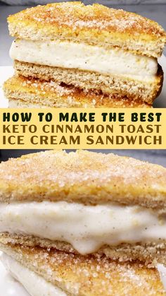 how to make the best keto cinnamon toast ice cream sandwich