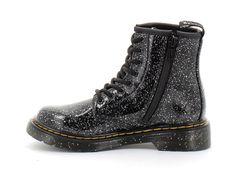 PRICES MAY VARY. Scaled down, but big in spirit, these Dr. Marten's Kid's Collection 1460 Lace Up Fashion Boot were designed with the next generation of rebels in mind. Retains classic Docs DNA including grooved edges, yellow stitching and a scripted heel loop. Built on the iconic and comfortable Dr. Martens air-cushioned sole and featuring flexible, lightweight cemented construction for growing feet. Goodyear welt construction heat seals and sews the upper and sole together for superior flexibi J Black, Goodyear Welt, The Next Generation, Big Kid, Next Generation, Dr. Martens, Seals, Big Kids, Fashion Boots