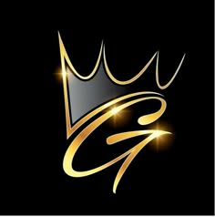 a golden crown with sparkles on a black background stock photo - budget conscious logo