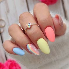 #EasterNails #SpringNails #ShortNails #GelNails #NailArt #EasterNailArt #SpringNailArt #PastelNails #EasterColors #EasterStyle #EasterFashion #SpringTrends #EasterMagic #EasterChe Nails Inspiration For Spring, Best Spring Nails, Spring Nails 2022 Acrylic, Nokti 2022, Spring Nails With Design, Spring/summer Nails, Spring Summer Nails, Nail Printemps, Girly Summer Nails