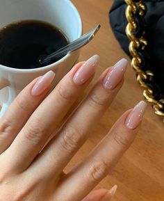 Bridal Nails Wedding, Nails For Bride, Wedding Nails For Bride, Wedding Nails Design, Nails Wedding, Oval Nails