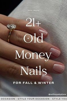 Nail Color September 2024, Modern Chic Nails, Fall Nails Classy Simple, Elegant Fall Nail Designs Classy, Old Money Nails Short 2024, Old Money Fall Nails, Elegant Short Nails Classy, Short Nails Fall 2024, Nails 2024 Fall Trends