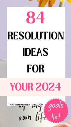 84 new year resolution ideas you can add to your 2024 goal list New Year Resolution Ideas 2024, Yearly Goals Ideas, Year Goals Ideas, New Year Goals Ideas, New Years Motivation, New Year Resolution Ideas, New Year Ideas, Personal Goals List, Ideas For The New Year