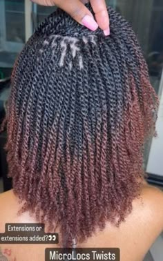 Micro 2 Strand Twist, African American Twist Hairstyles, Micro Mini Twists Natural Hair, Micro Nubian Twist, Microlocs Twist, Hair Locks Hairstyles, Micro Twists With Extensions, Medium Microlocs, Micro Locks Hair Styles