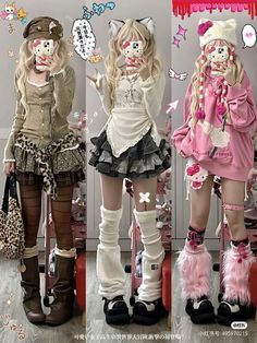 Anime Y2k Outfit, Harajuku Fashion Drawing, Fem Scene Outfit, Cutecore Outfits Aesthetic, Cute Outfits Gyaru, Couqqete Outfit, Gyaru Fashion Aesthetic, Cute Gl2 Outfits, Outfit Inspo Gyaru