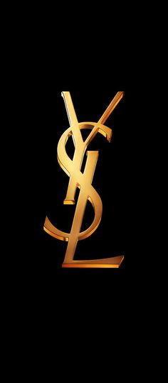 the letter y is made up of gold and has a black background with an image of a dollar sign on it