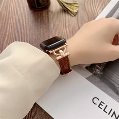 Luxury Slim Leather Apple Watch Band Elevate your Apple Watch with our genuine leather band designed for series 8, 7, 6, 5, 4, 3, and SE. This slim bracelet offers a touch of elegance and comfort, available in 38mm, 40mm, 41mm, 42mm, 44mm, 45mm, and 49mm sizes. Crafted with precision, this band combines functionality with style. The premium leather ensures durability and a luxurious feel against your skin. It's the perfect accessory for both formal occasions and everyday wear. With easy installa Modern Brown Watch Bands As Fashion Accessory, Trendy Rectangular Apple Watch Band With Leather Strap, Trendy Leather Apple Watch Band With Bracelet Strap, Trendy Apple Watch Band With Leather Strap, Trendy Brown Watch Band With Bracelet Strap, Trendy Brown Bracelet Strap Watch Band, Leather Apple Watch Band Fashion Accessory, Trendy Gold Leather Apple Watch Band, Trendy Brown Leather Strap Watch Bands