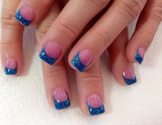 Pretty blue Pink Ombre Nails, Nail Styles, Short Nail Designs, Nails 2024, Fire Nails, Pink Ombre, Ombre Nails, Nails Design, Wedding Nails