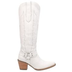 Looking for a unique Cowboy boot that will catch peoples attention? These Cowboy Boots have it all! With a dual tab for an easy on and off and a hinged cushion insole, you'll always stay comfortable! Size: 9.5M.  Color: White.  Gender: female.  Age Group: adult. Heavens To Betsy, Knee High Platform Boots, Platform Boots Women, Georgia Boots, Boots Knee High, Cowboy Boot, Boots Knee, Winter Shoes, Mid Heel