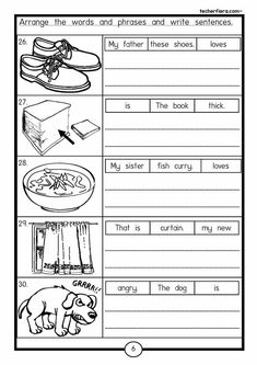 worksheet for reading the words and phrases that are used to teach children how to read