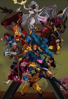 an image of the characters from x - men