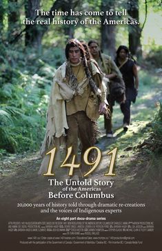 the movie poster for 1041, which features native americans walking in the woods with long hair