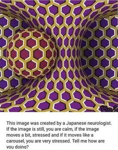 two balls are in the middle of an image with words above it that read, this image was created by a japanese neurologist