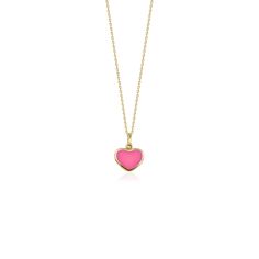 This elegant pink heart necklace is crafted with 14k solid gold, embodying timeless beauty and sophistication. Its minimalist design, combined with the finest craftsmanship, makes it a perfect piece for everyday wear or a meaningful gift for a loved one. This necklace is crafted with real 14k solid gold(not plated, not vermeil, not gold filled) You don't need to worry about water, perfume or conditioner contact since real gold doesn't tarnish. The center is hand applied pink enamel on top of solid gold for the design purpose, hot applied enamel is the best and most resistant type of application in which enamel and gold bond together over extreme temperatures. This ensures that your piece keeps its beauty for decades to come. You can even wear this piece in water as well. Chappel Roan, Pink Heart Necklace, Water Perfume, Mini Gold, About Water, Mini Pink, Gold Bond, August Birthstone Jewelry, July Birthstone Jewelry