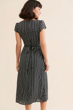 Rent Cap Sleeve Midi Dress from Nuuly. Pick 6 items for $98/month. Free shipping + returns. Flattering Fitted Maxi Dress For Work, Casual Evening Dress With Tie Waist, Flattering Spring Dress With Fitted Waist, Spring Dresses With Fitted Waist, Flattering Fitted Waist Dress For Spring, Casual Midi Dress With Fitted Waist For Work, Fitted A-line Midi Dress With Tie Waist, Fitted Maxi Length Wrap Dress For Daywear, Fitted Midi Wrap Dress For Daywear