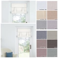 an open door with different shades of white