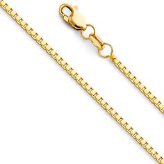 Width : 1.1mm Guaranteed 14k Real Gold and "14k" Stamped NO gold plated or filled "NO Question Asked" 30-day Return Policy. Promptly Packaged with Free Gift Box Bear Claw Necklace, Real Gold Necklace, Claw Necklace, Box Chain Necklace, Buy Necklace, Gold Box, Link Chain Necklace, Fine Jewelry Collection