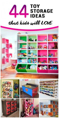 toy storage ideas that kids with love are fun and easy to make for the little ones