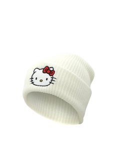 Stay warm and adorable this winter with Mabel Love Co's Hello Kitty Beanie. This cute and cozy beanie features the beloved Hello Kitty design, making it a perfect accessory for fans of all ages. Crafted from high-quality, soft materials, this beanie ensures comfort and warmth during chilly days. The playful design adds a fun touch to your winter wardrobe, making it a great choice for casual outings, winter activities, or simply staying warm at home. Whether you're a long-time Hello Kitty fan or Cute Warm Beanie, One Size Fits Most, Cute Warm Beanie One Size Fits Most, Cute One-size Beanie, Cute Warm One-size Beanie, Cute Warm Beanie One Size, Cute Warm Beanie, Cute Knitted Cat Ears Hat, Cute Winter Hats One Size, Casual Cat Ears Beanie For Winter