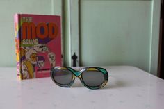 "RARE these are amazing! frame width=6.\" arm width=6\" lens width=2.25\" Retro & Me loves these sunnies!! one of a kind for sure good vintage condition 1950s-1960s made in france perfect for pool parties love super retro! Thank YOU and please feel free to ask me any ?s:) Have a lovely day!! xoxo www.etsy.com/shop/retroandme #funky" Sunglasses Big, Girl Sunglasses, Mod Squad, Party Glasses, Mod Girl, 1960s Mod, Pool Parties, Girl With Sunglasses, Lovely Day