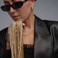 Elevate your ensemble with our 14K Miami Cuban chain, featuring a striking 9mm width. Crafted from solid gold, it's the perfect accessory to make a bold and luxurious statement. Material: 14K Solid Gold Width: 9mmApproximate Gold Weight: 146 - 172 gramsIf you need a size that's not listed, please email us at info@icelinkwatch.com Luxury Gold Plated Yellow Gold Cuban Link Necklace, Luxury Chunky Cuban Link Necklace, Luxury Chunky Cuban Link Chain Jewelry, Luxury Chunky Cuban Link Chain Necklace, Luxury Cuban Link Chunky Chain Jewelry, Luxury Chunky Chain Necklace For Party, Luxury Yellow Gold Cuban Link Necklace Tarnish Resistant, Elegant Cuban Link Chain Necklace For Parties, Luxury Tarnish-resistant Yellow Gold Cuban Link Necklace