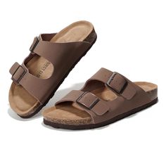 PRICES MAY VARY. Premium Quality Material - Experience the perfect blend of style and comfort with Project Cloud's Womens Flat Sandals. Made with 100% genuine leather, these sandals offer a premium quality that guarantees durability and long-lasting use. Comfortable Fit - The adjustable two straps of these women's flat sandals provide a secure and custom fit, enhancing comfort for all-day wear. They feature adjustable two straps for a personalized fit and a 100% natural cork foot bed that provid Vacation Essentials, Women Footwear, Slides For Women, Leather Sandals Flat, Foot Bed, Beach Essentials, Kids Luggage, Sandals Women, Womens Sandals Flat