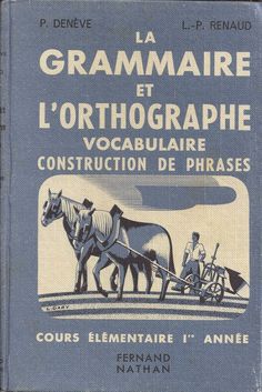 the front cover of a book with an image of a man plowing