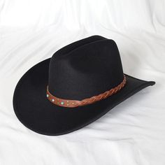 Elevate your outdoor style with our Men's Vintage Western Cowboy Hat. This hat combines resilience with aesthetic appeal, making it an excellent choice for those who enjoy the outdoors and have an eye for style. Discover the features that set it apart: FEATURES: Sun Shade: The hat's design, featuring a pinch front crown and wide brim, offers ample shade, making it ideal for outdoor activities. Classic Style: The hat's distressed look brings a classic charm to any ensemble, enhancing your appeara Western Hats For Winter Outdoor Activities, Adjustable Fedora Felt Hat For Outdoor Activities, Outdoor Fedora Felt Hat One Size, Adjustable Fedora For Outdoor Activities, One Size Fits Most Felt Cap For Outdoor, Western Black Felt Hat For Outdoor, Black Western Hat For Outdoor, Western Style Black Felt Hat For Outdoor, Black Western Style Felt Hat For Outdoor