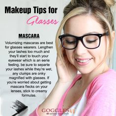 Makeup Tips for Eyeglasses #4 Makeup Looks For Glasses Wearers, Makeup Looks For Glasses, Eyeglasses Makeup, Eye Makeup For Glasses, Learning Makeup, Transformation Makeup, Makeup Tips Foundation, Makeup Tutorial Foundation, Diy Beauty Treatments