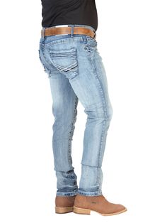 DESCRIPCION: Men's Light Blue Casual Denim Jeans 'El Norteño' ID: 126630 Tipo: Pantalon de Mezclilla Estilo: Casual Marca: El Norteño Material: Mezclilla Corrida USA: 28 - 40 Western Style Blue Denim Jeans, Blue Western Style Denim Jeans, Kids Blazers, Rodeo Boots, Father Son Shirts, Casual Denim Jeans, Casual Denim Pants, Vest Blazer, Baby Boots