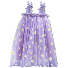 Daisy lavender Tulle Dress Lavender Tulle Dress, Boys Dresses, Dress Lavender, Daisy Dress, Yellow Daisy, Light Lavender, Girls Dresses Summer, Cute Summer Dresses, Buy Buy Baby