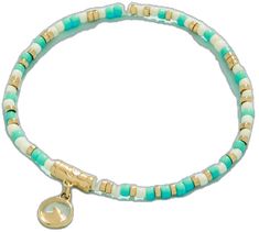 Summer At The Beach, Sea Spray, To Shine, On Vacation, 14kt Gold, Stretch Bracelet, Stretch Bracelets, At The Beach, The Beach