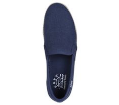 Bring on the vacay vibes in style and comfort with BOBS from Skechers Flexpadrille Lo. This casual espadrille flat features a linen upper with twin gore panels, jute midsole trim, and a cushioned Skechers Memory Foam insole. For every BOBS purchase, a donation is made to animals in need. | Skechers Women's BOBS Flexpadrille Lo Slip-On Shoes | Medium Width | Skechers Memory Foam cushioned comfort insole | Crafted with 100% vegan materials | Linen upper with twin gore panels | Low profile lightweight espadrille midsole with jute trim | Flexible sawtooth traction outsole | Machine washable | BOBS from Skechers Casual Slip-on Espadrilles With Cushioned Footbed, Textile Slip-ons With Textured Sole For The Beach, Comfortable Textile Slip-ons With Woven Sole, Comfortable Textile Sneakers For The Beach, Comfortable Textile Beach Sneakers, Slip-on Textile Espadrilles For Vacation, Comfortable Espadrilles With Rubber Sole For Vacation, Textile Slip-on Espadrilles For Beach, Textile Slip-on Espadrilles For Vacation