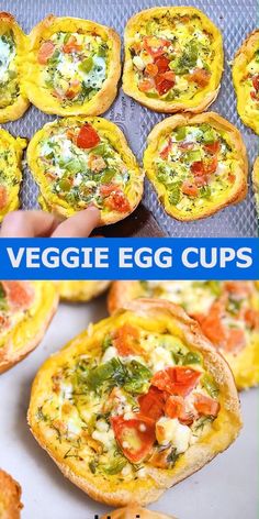 the veggie egg cups are ready to be baked in the oven and eaten